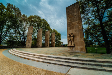 Fototapeta na wymiar Virginia Tech campus in Blacksburg Virginia