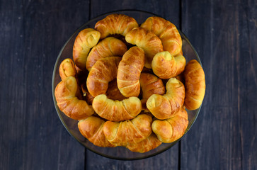 Delicious pastry rolls or fresh made croissants - kiflice