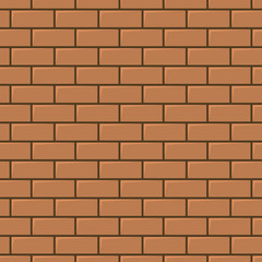 Seamless red brick wall background