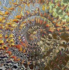 Abstract watercolor background. Colorful texture. Oil painting style. Fractal art. Visionary surreal artwork. Mixed media. Graphic design. Unique pattern. 