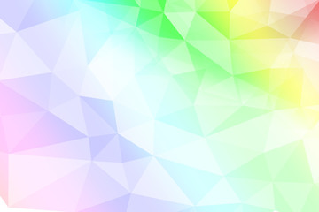 Rainbow triangle background