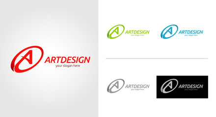 A Letter Logo Template