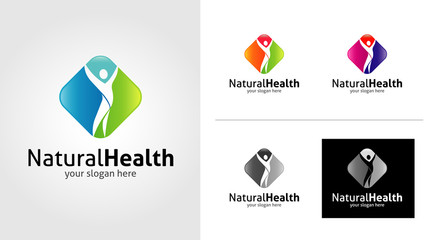 Natural Health Logo Template