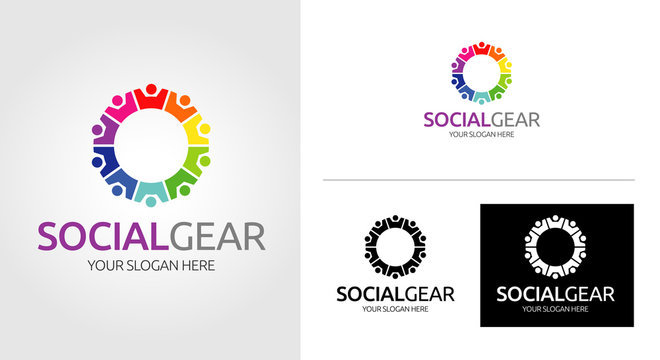 Social Team Logo Template