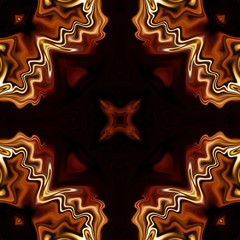 Golden colors artistic background in oil painting style.