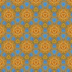 Golden colors artistic background in oil painting style.