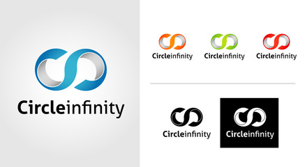 Circle Infinity Logo Template