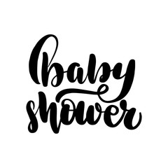 lettering baby shower