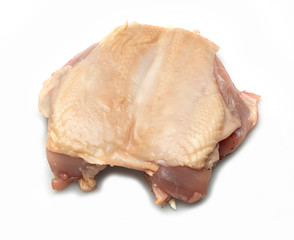 Chicken breast To cook. White backdrop