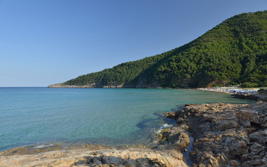 Paradise beach on Thassos, Greece