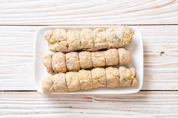 Steamed Crab Meat Roll