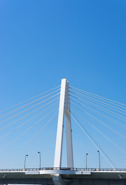 多摩川に架かる大師大橋の風景 © EISAKU SHIRAYAMA