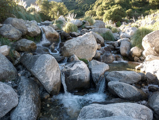 The view at the Pasos Malos stream. Villa de Merlo, San Luis, Argentina