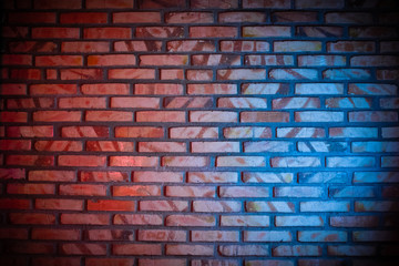 Red and blue Background wall