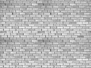Old White grunge brick wall for texture or background.