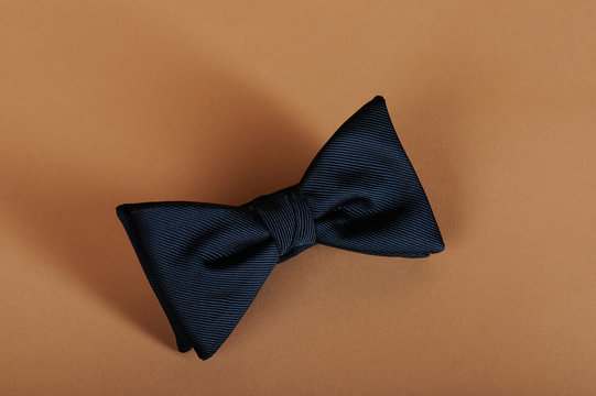 Classic Dark Blue Bow Tie