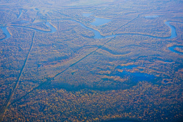 Aerial view of Houston Suburban