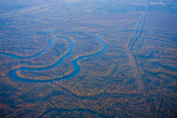 Aerial view of Houston Suburban