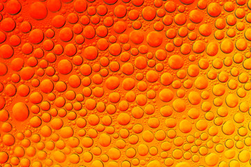 water drops on colorful background