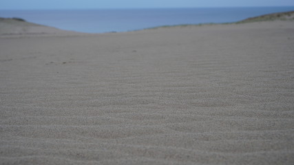 砂丘　どこまでも続く砂