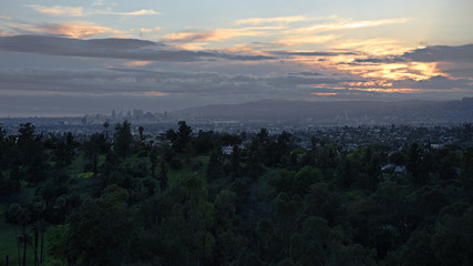 Landscape over los angeles