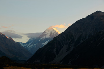 Fototapeta premium マウントクック アオラキ