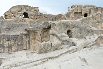 Gori, Georgia - Jul 05 2018: Ruins of Uplistsikhe. a famous Historic site in Gori, Shida Kartli,...