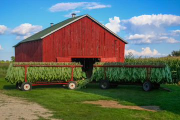 Tobacco barn in rural Wisconsin © soupstock