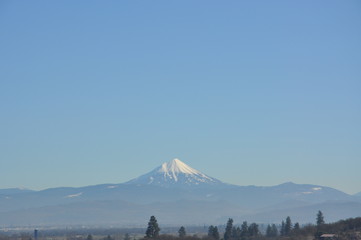 Mountain with Snow Peak