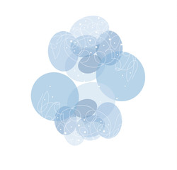 Abstract background with bubbles