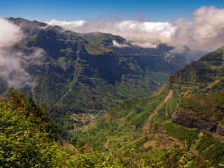 die grünen Berge von Madeira