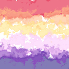 Elegant roses and peony flowers