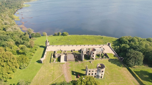 Aerial Photo of Shanes Castle Co. Antrim Northern Ireland