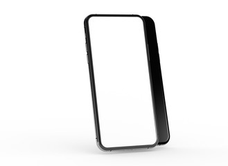 phone 3d illustration mockup smartphone