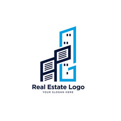 real estate logo designs concept, modern town logo template