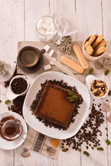 Tiramisu cake.