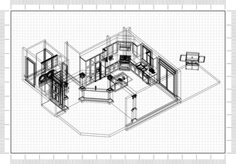 Kitchen Architect Blueprint 