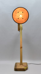 Handmade wooden lamps from eco materials