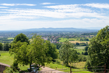 view from Castle Hochburg at Emmendingen