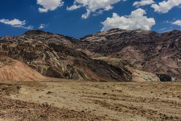 Artist Drive in Death Valley National Park in California, United States