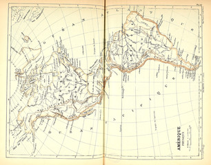Fototapeta premium Old map