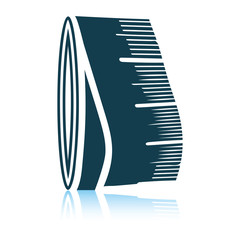 Tailor measure tape icon