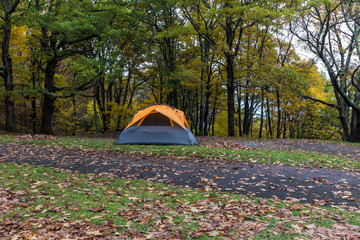 Big Meadows Campground in Shenandoah National Park in Virginia, United States