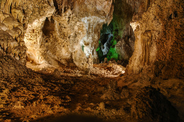 Big Room in Carlsbad Caverns National Park in New Mexico, United States