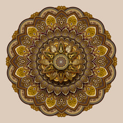 Flower motif pattern design