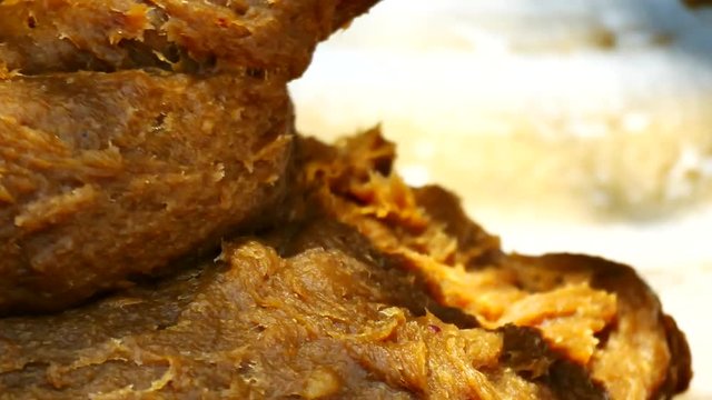 Food video Preserved Durian is adding value to durian The production of durian is a method of preservation of durian, an important durian production located in the eastern and southern of thailand.