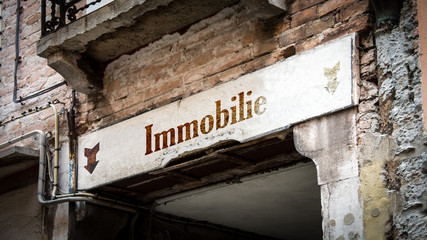 Schild 383 - Immobilie