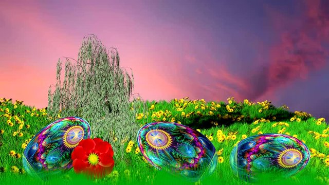 Easter eggs to the great light feast of holy Easter