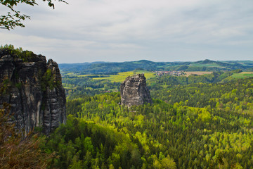 Elbsandsteingebirge in Deutschland