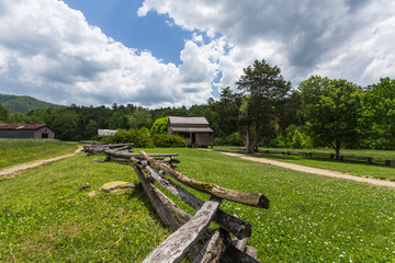 Dan Lawson Place in Cades Cove in Great Smoky Mountains National Park in Tennessee, United States